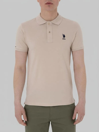 U.S. Polo Assn. Stone Men Stone Polo Shirt SKU: G081SZ0110 2084040_VR049 Image 00