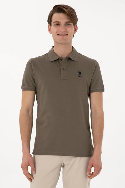 U.S. Polo Assn. Mink Men Mink Polo Shirt SKU: G081SZ0110 2084040_VR052 Image 01
