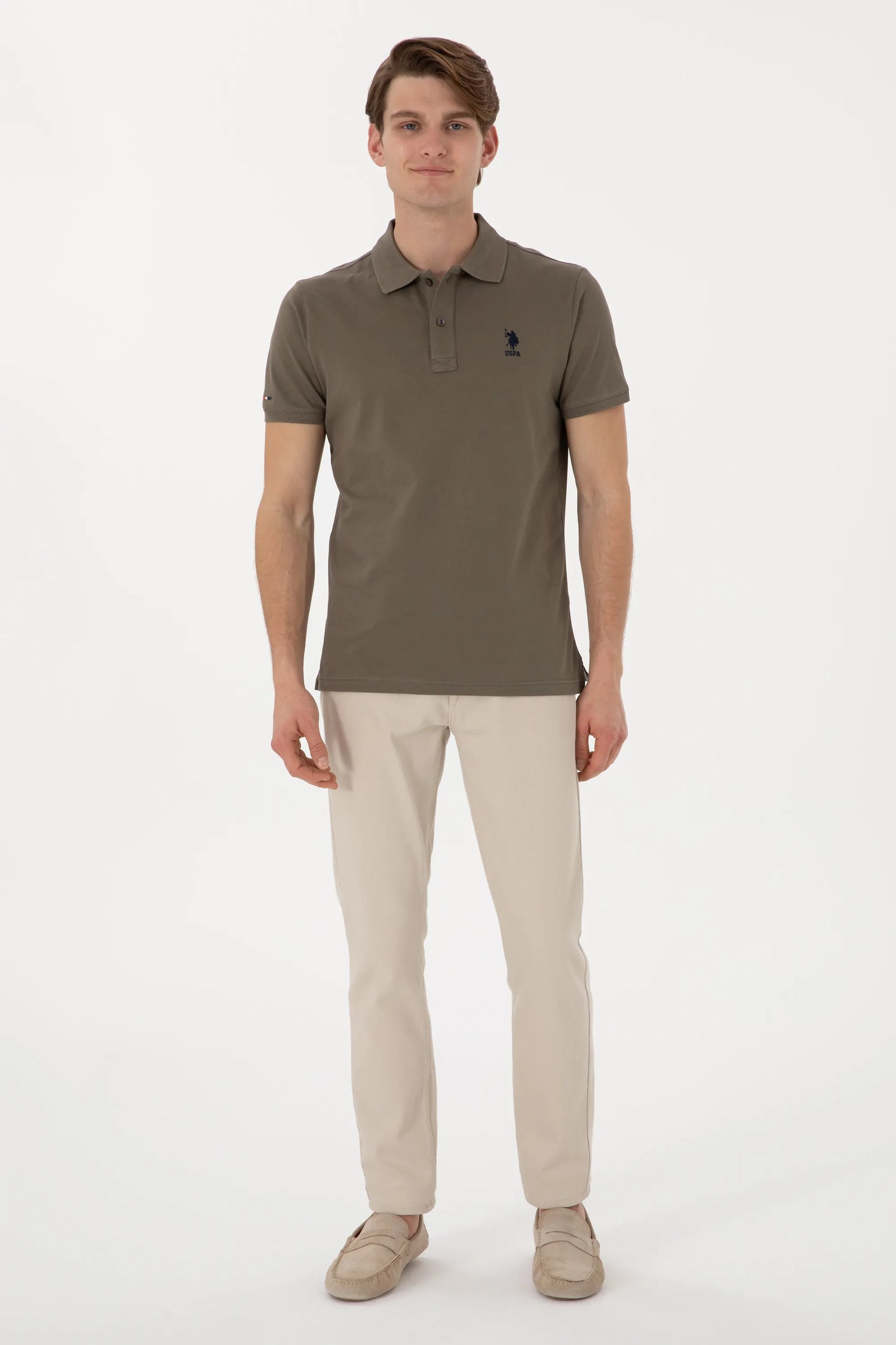 U.S. Polo Assn. Mink Men Mink Polo Shirt SKU: G081SZ0110 2084040_VR052 Image 04