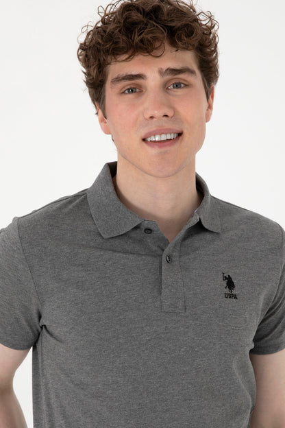 U.S. Polo Assn._Anthracite Mela Polo Shirt_G081SZ0110 2084040_VR081_02