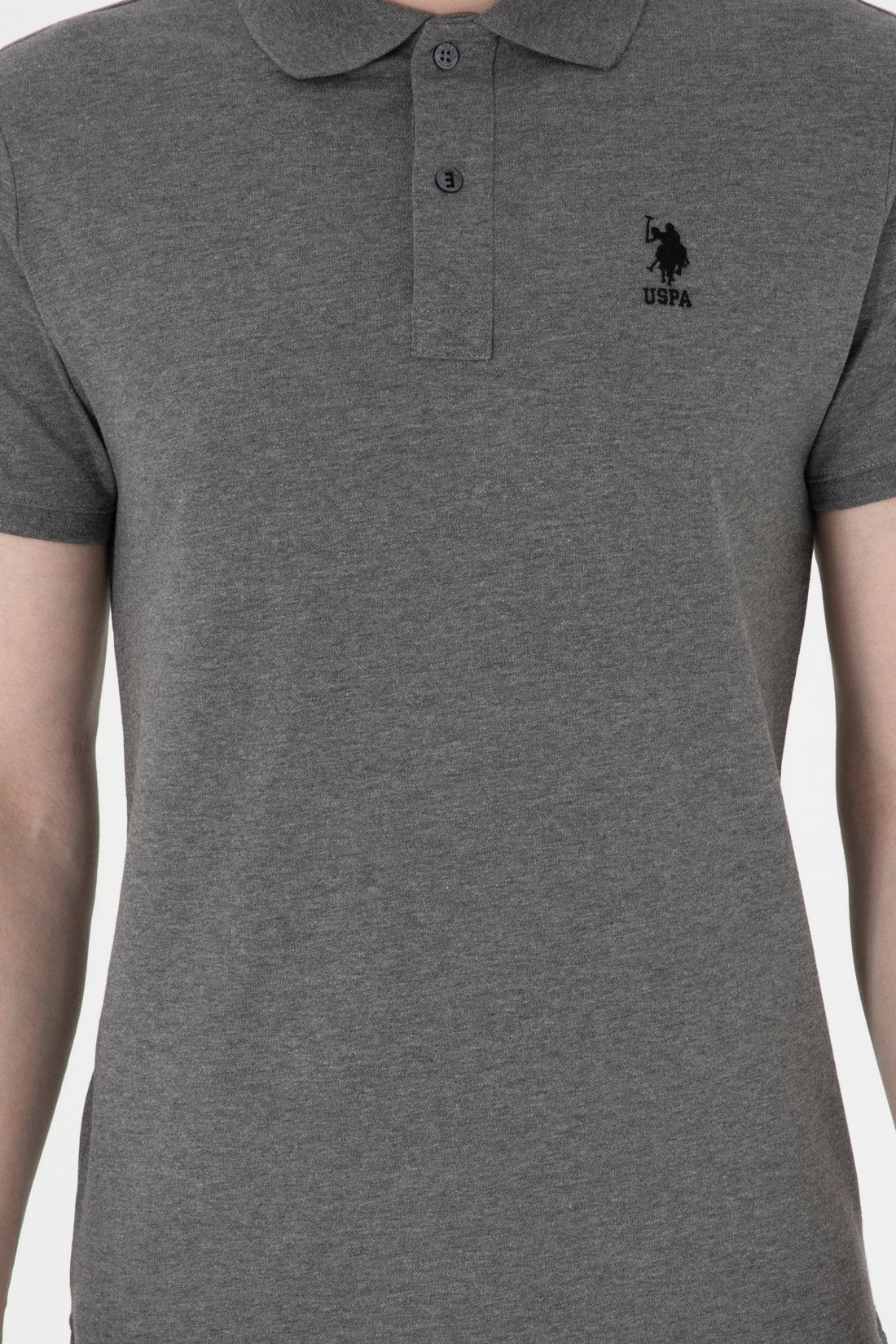 U.S. Polo Assn._Anthracite Mela Polo Shirt_G081SZ0110 2084040_VR081_06