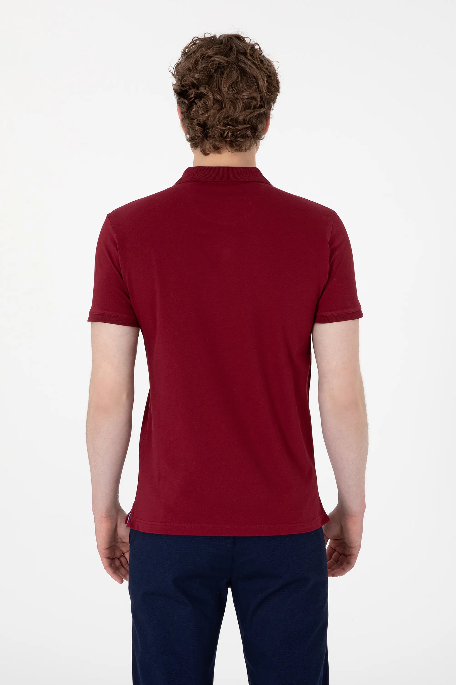 U.S. Polo Assn. New Plum Men New Plum Polo Shirt SKU: G081SZ0110 2084040_VR177 Image 05