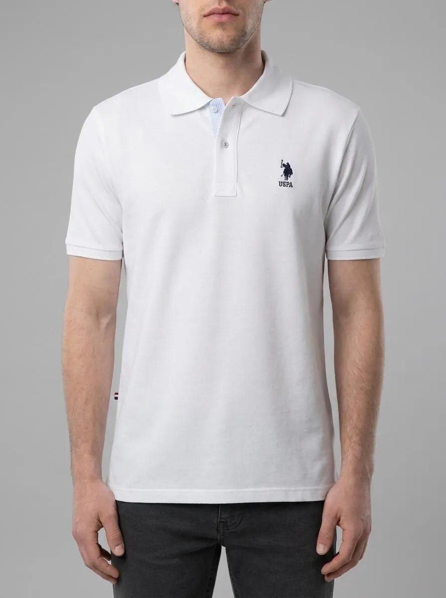 U.S. Polo Assn. White Men White Polo Shirt SKU: G081SZ0110 2084243_VR013 Image 00