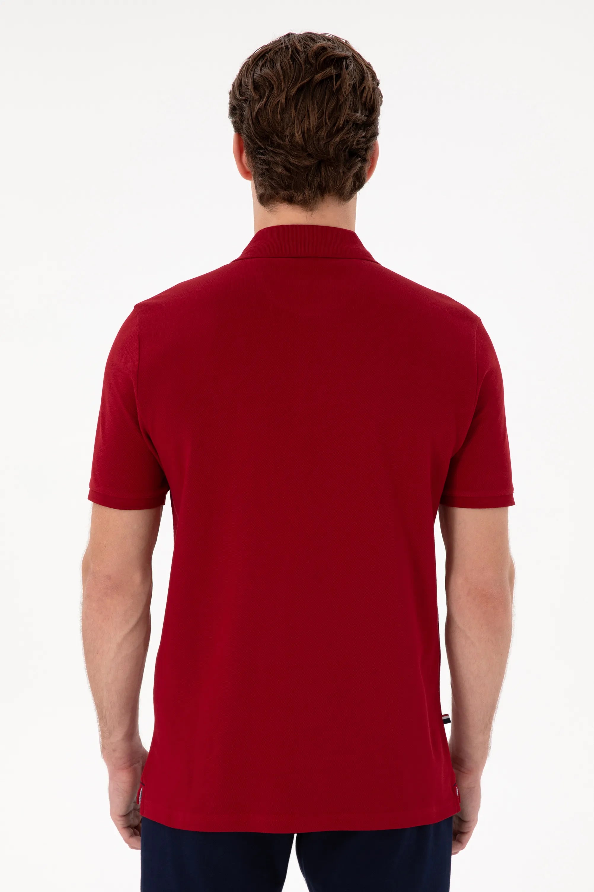 U.S. Polo Assn. Bordeux Men Bordeux Regular Fit Polo Shirt SKU: G081SZ0110 2084243_VR014 Image 05