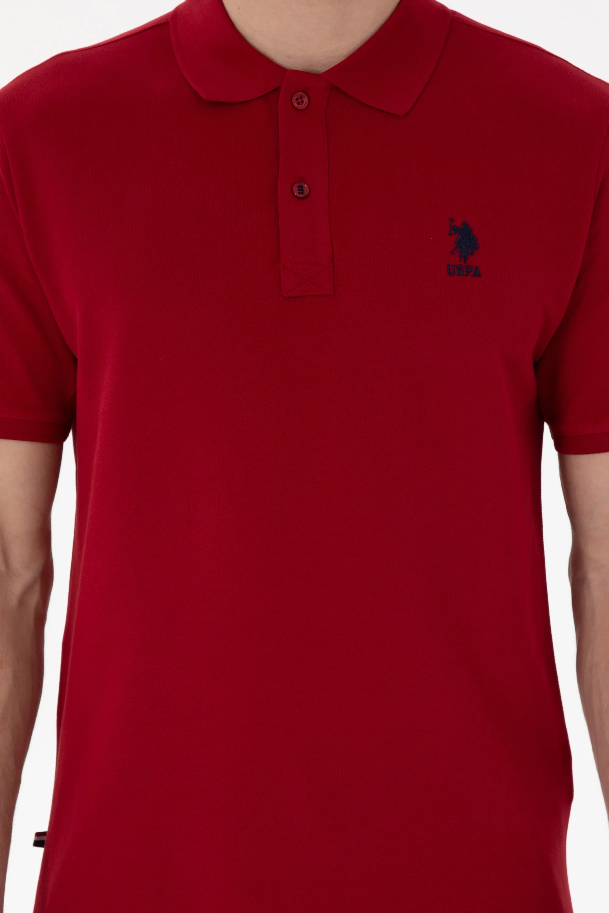 U.S. Polo Assn. Bordeaux Men Bordeaux Polo Shirt SKU: G081SZ0110 2084243_VR014 Image 06