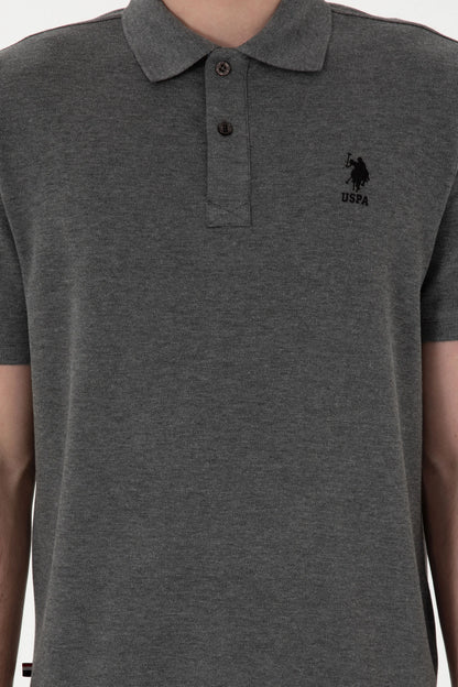 U.S. Polo Assn. Anthracite Mela Men Anthracite Mela Polo Shirt SKU: G081SZ0110 2084243_VR081 Image 06