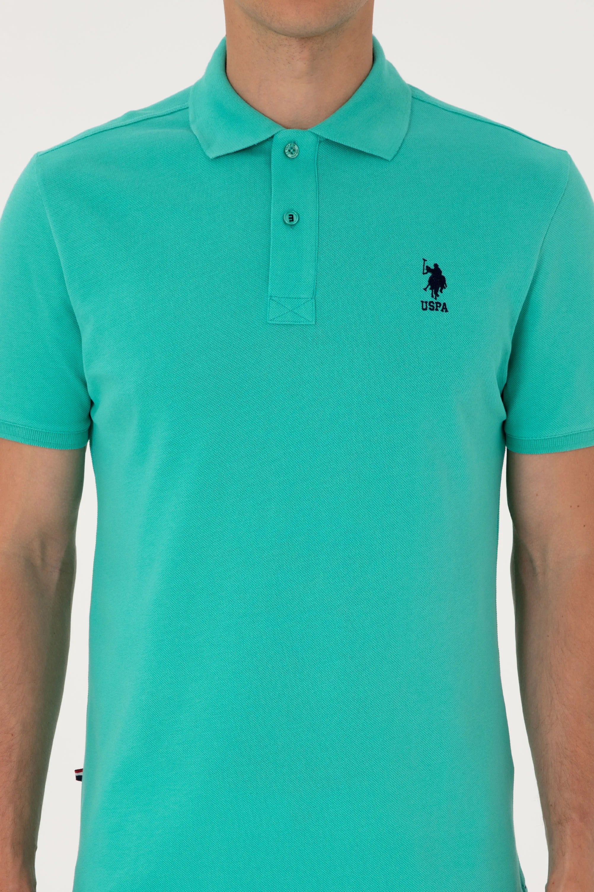U.S. Polo Assn. Mint Men Mint Polo Shirt SKU: G081SZ0110 2084243_VR090 Image 06