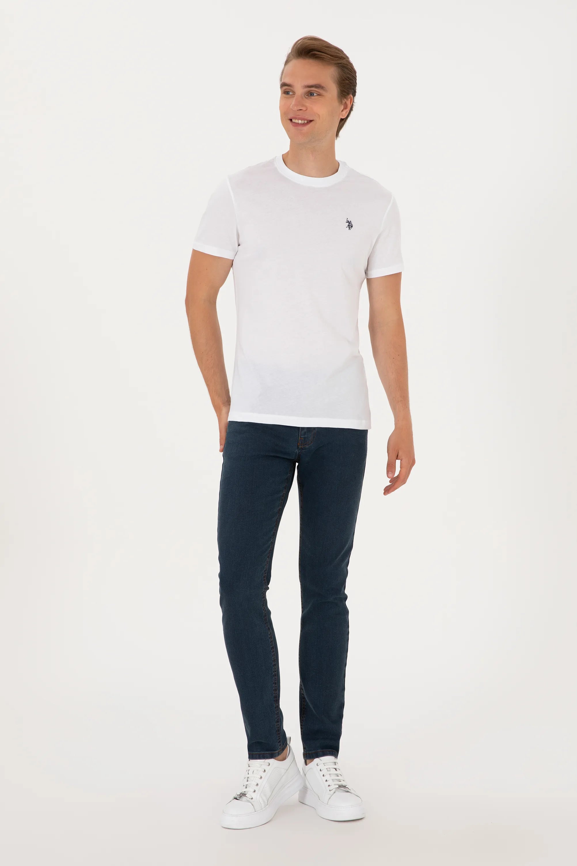 U.S. Polo Assn. White Men White T-Shirt SKU: G081SZ0110 2084276_VR013 Image 04