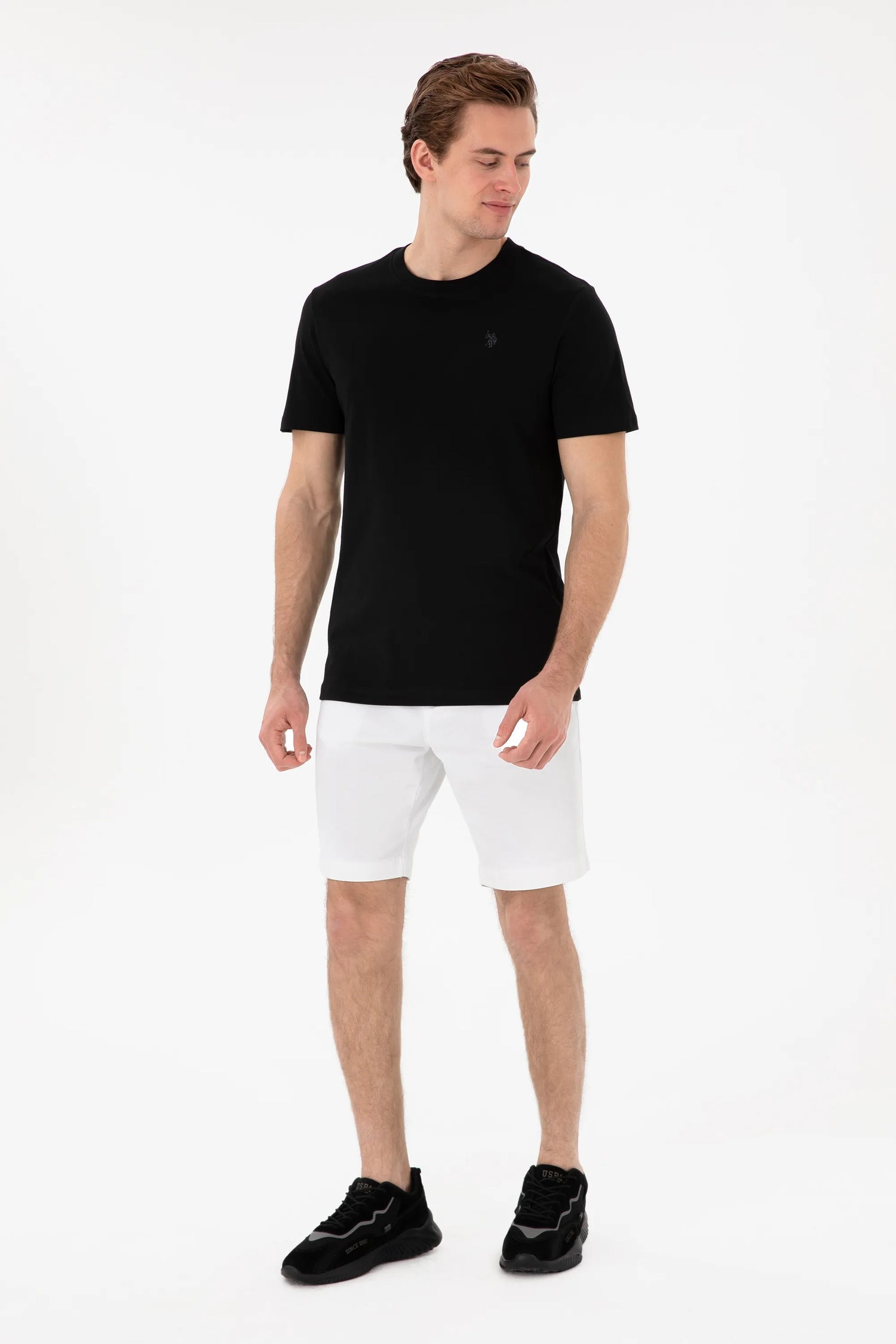 U.S. Polo Assn. Black Men Black T-Shirt SKU: G081SZ0110 2084276_VR046 Image 04