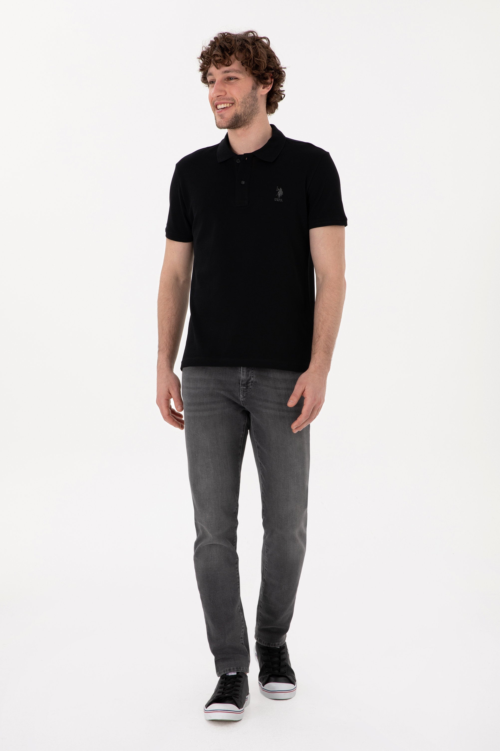U.S. Polo Assn._Black Polo Shirt_G081SZ0110 2084410_VR046_04