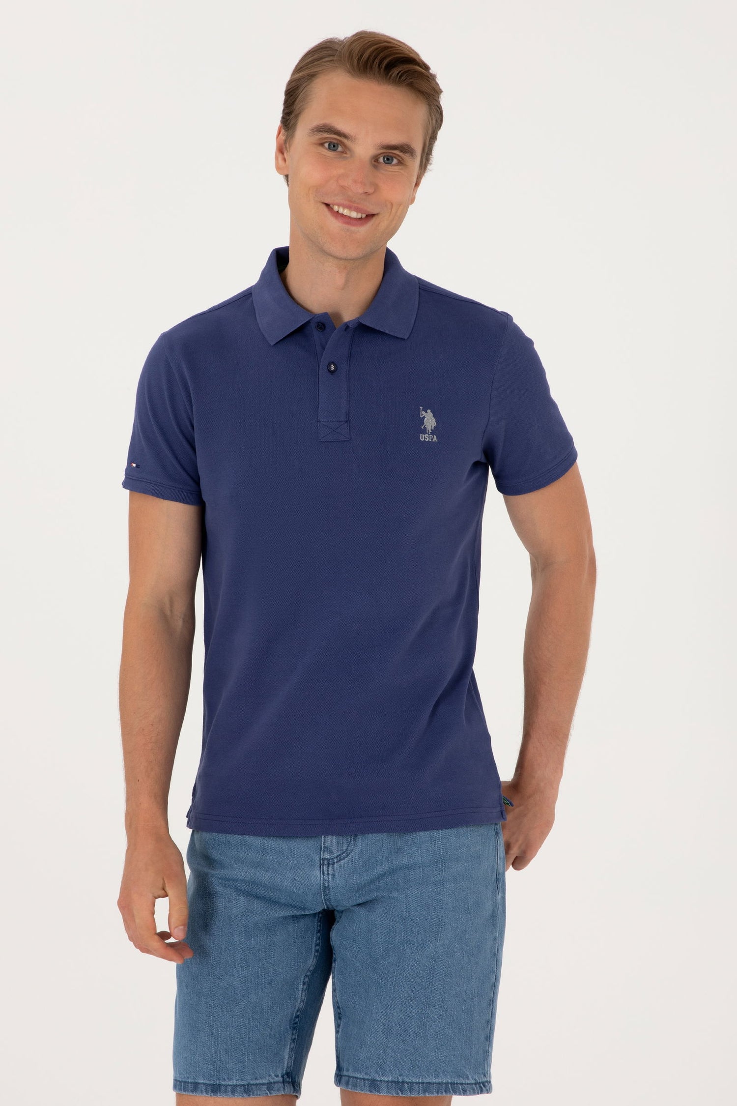 U.S. Polo Assn._Outdoor Navy_T-Shirt_G081SZ0110 2084410_VR059_01