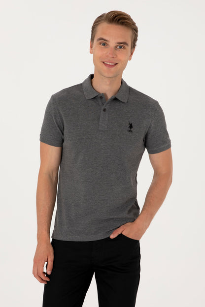 U.S. Polo Assn._Anthracite Mela_T-Shirt_G081SZ0110 2084410_VR081_01