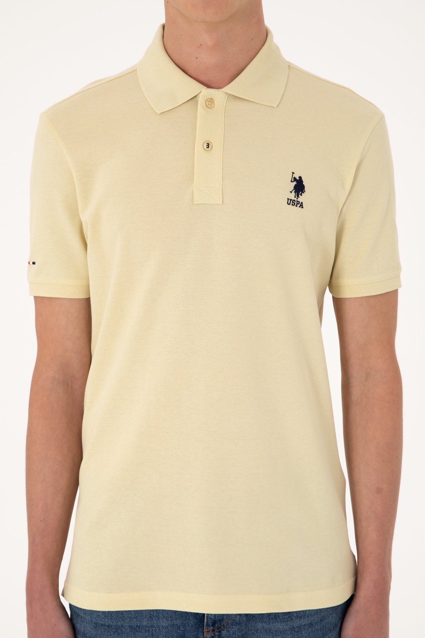 U.S. Polo Assn._Light Khaki Polo Shirt_G081SZ0110 2084410_VR183_06