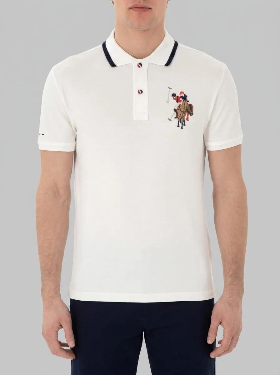 U.S. Polo Assn. White Men White Polo Shirt SKU: G081SZ0110 2084815_VR013 Image 00