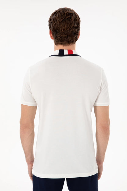 U.S. Polo Assn. White Men White Slim Fit Polo Shirt SKU: G081SZ0110 2084815_VR013 Image 05