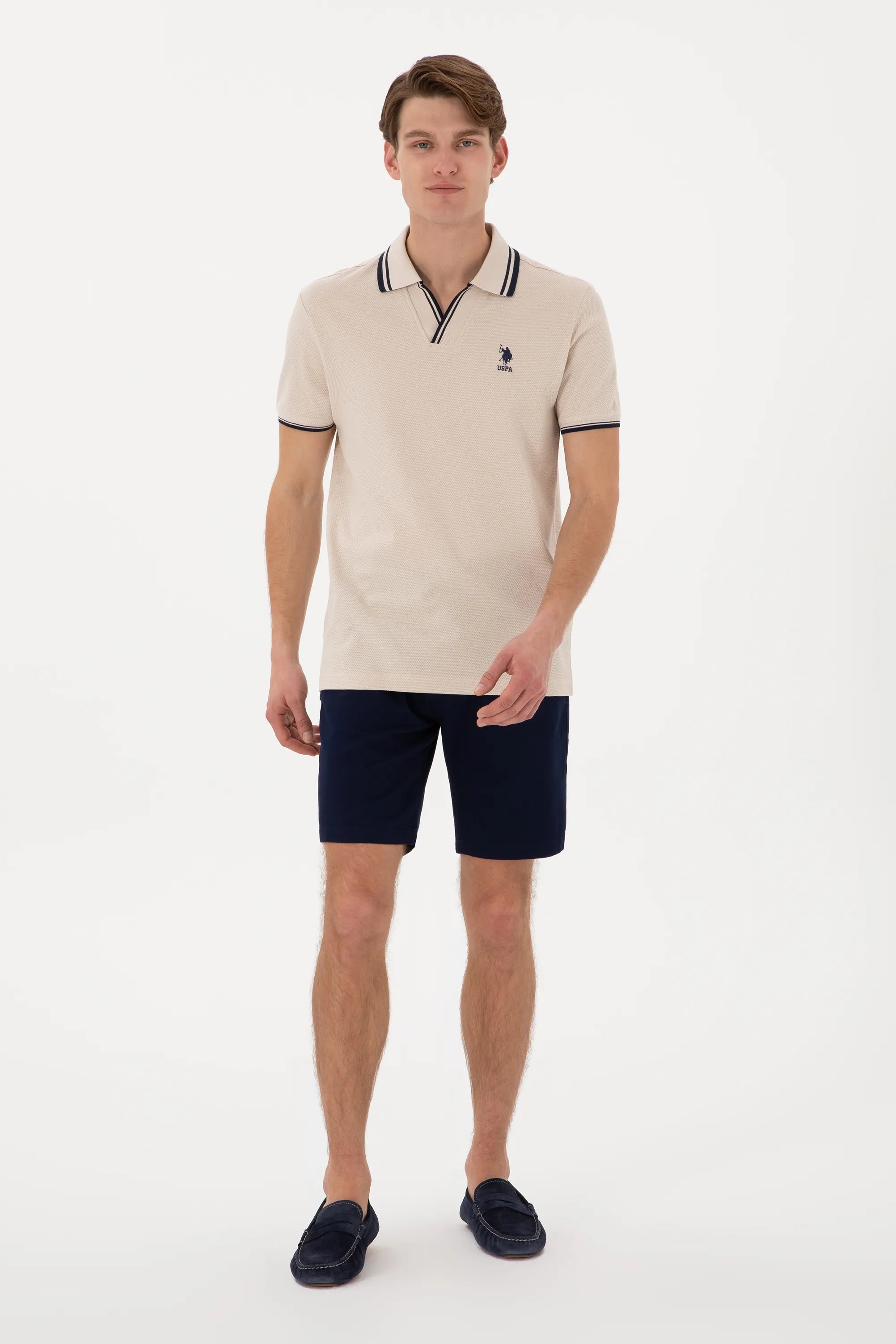 U.S. Polo Assn. Stone Men Stone Polo Shirt SKU: G081SZ0110 2085130_VR049 Image 04