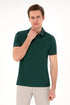 U.S. Polo Assn. Dark Green Men Dark Green Polo Shirt SKU: G081SZ0110 2085130_VR079 Image 01