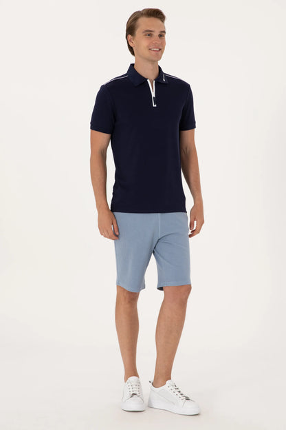 U.S. Polo Assn. Navy Men Navy Polo Shirt SKU: G081SZ0110 2102964_VR033 Image 04