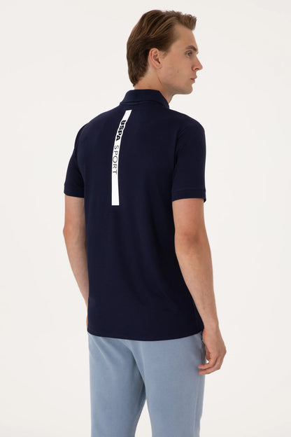 U.S. Polo Assn. Navy Men Navy Polo Shirt SKU: G081SZ0110 2102964_VR033 Image 05