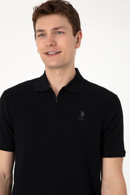 U.S. Polo Assn._Black Polo Shirt_G081SZ0110 2102984_VR046_02