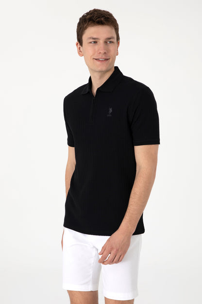 U.S. Polo Assn._Black Polo Shirt_G081SZ0110 2102984_VR046_03