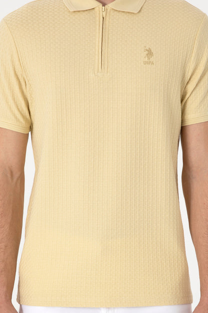 U.S. Polo Assn._Light Khaki Polo Shirt_G081SZ0110 2102984_VR183_06