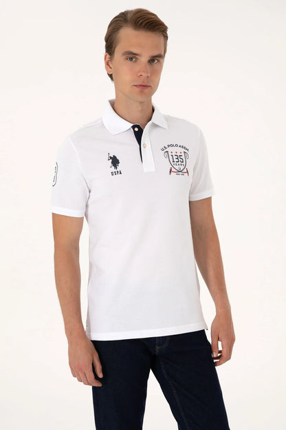 U.S. Polo Assn. White Men White Polo Shirt SKU: G081SZ0110 2103738_VR013 Image 01