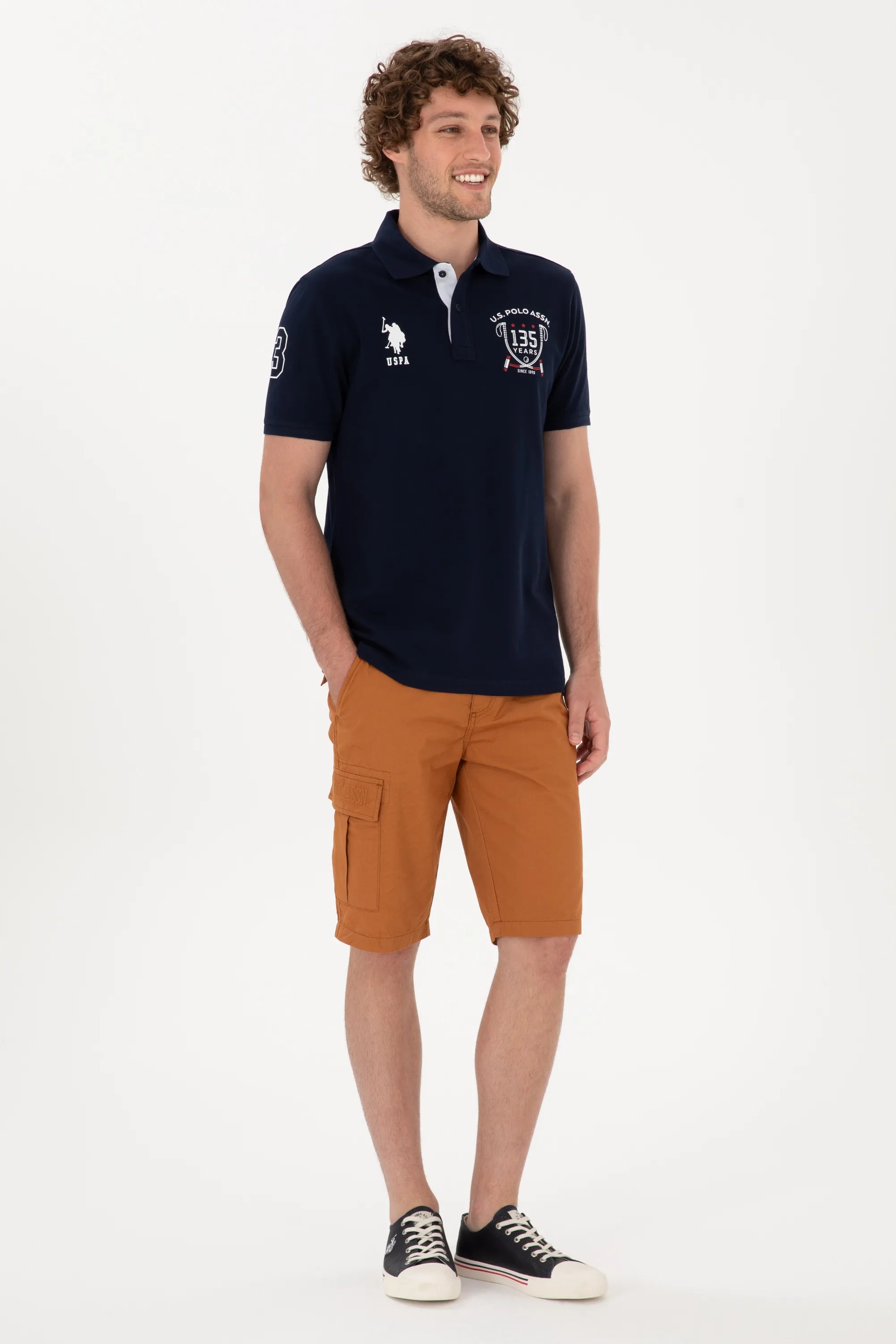 U.S. Polo Assn. Navy Men Navy Polo Shirt SKU: G081SZ0110 2103738_VR033 Image 04