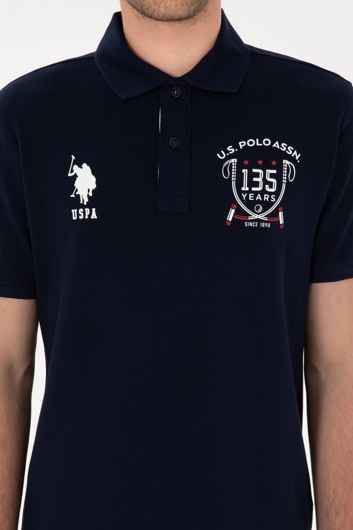 U.S. Polo Assn. Navy Men Navy Polo Shirt SKU: G081SZ0110 2103738_VR033 Image 06