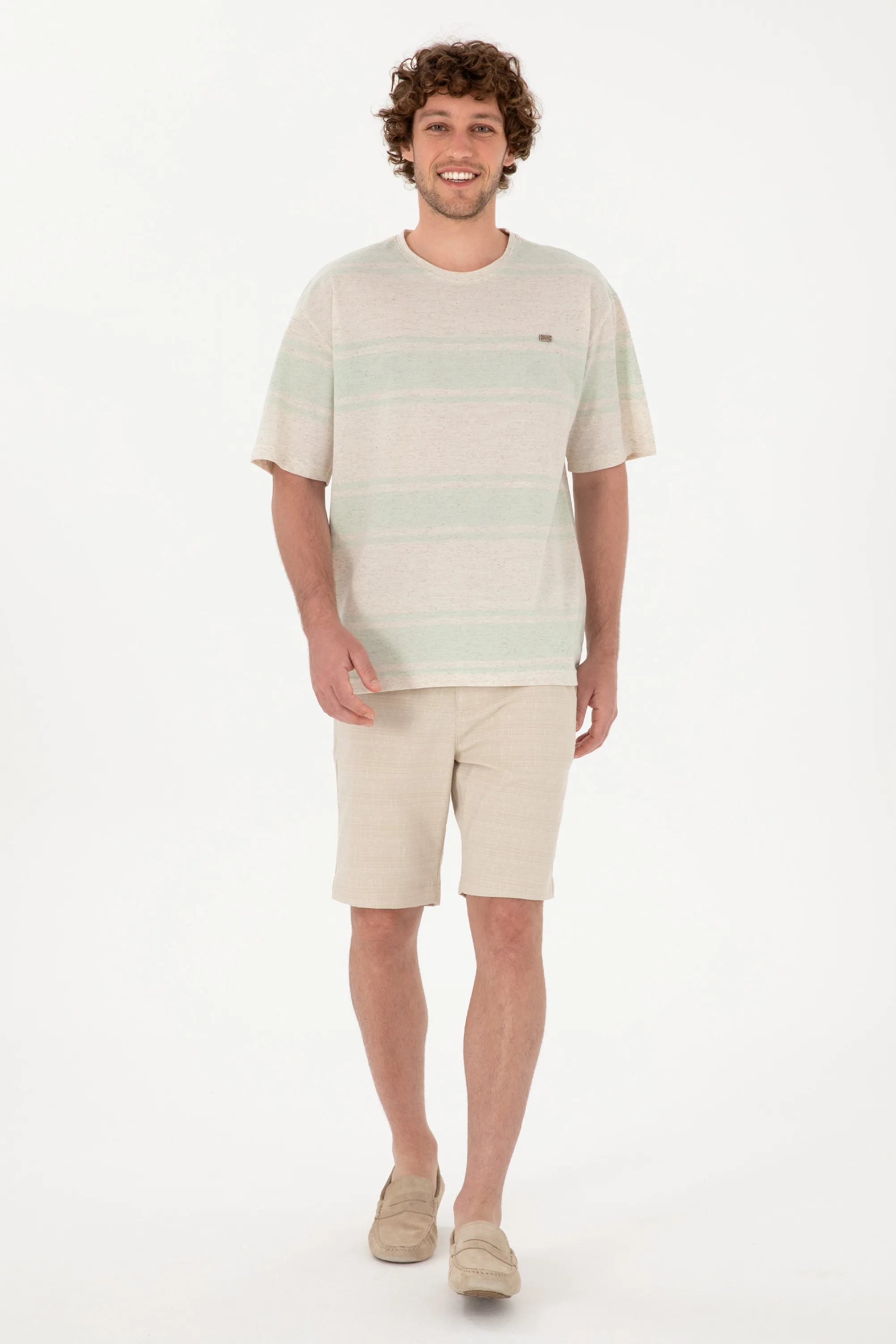 U.S. Polo Assn. Water Green Men Water Green T-Shirt SKU: G081SZ0110 2104020_VR048 Image 04