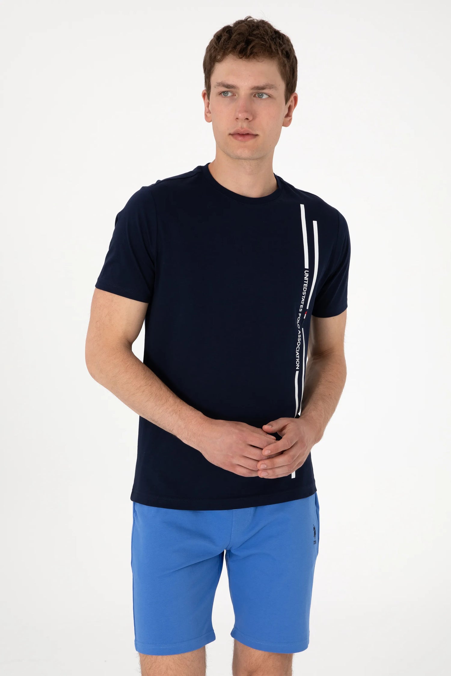 U.S. Polo Assn. Navy Men Navy T-Shirt SKU: G081SZ0110 2104061_VR033 Image 03