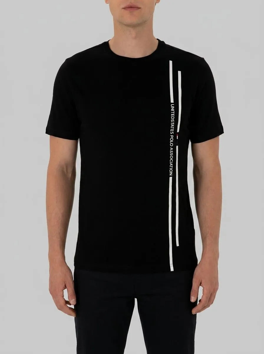 U.S. Polo Assn. Black Men Black T-Shirt SKU: G081SZ0110 2104061_VR046 Image 00