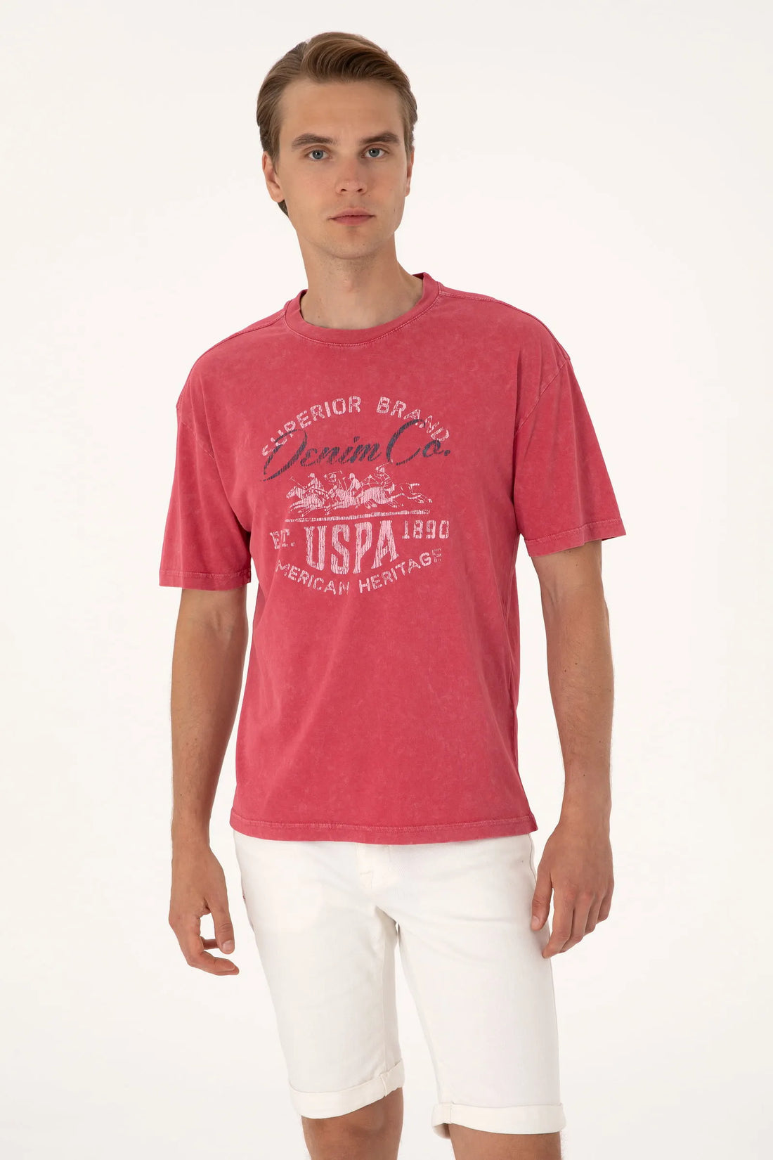 U.S. Polo Assn. Cherry Men Cherry T-Shirt SKU: G081SZ0110 2106879_VR223 Image 01