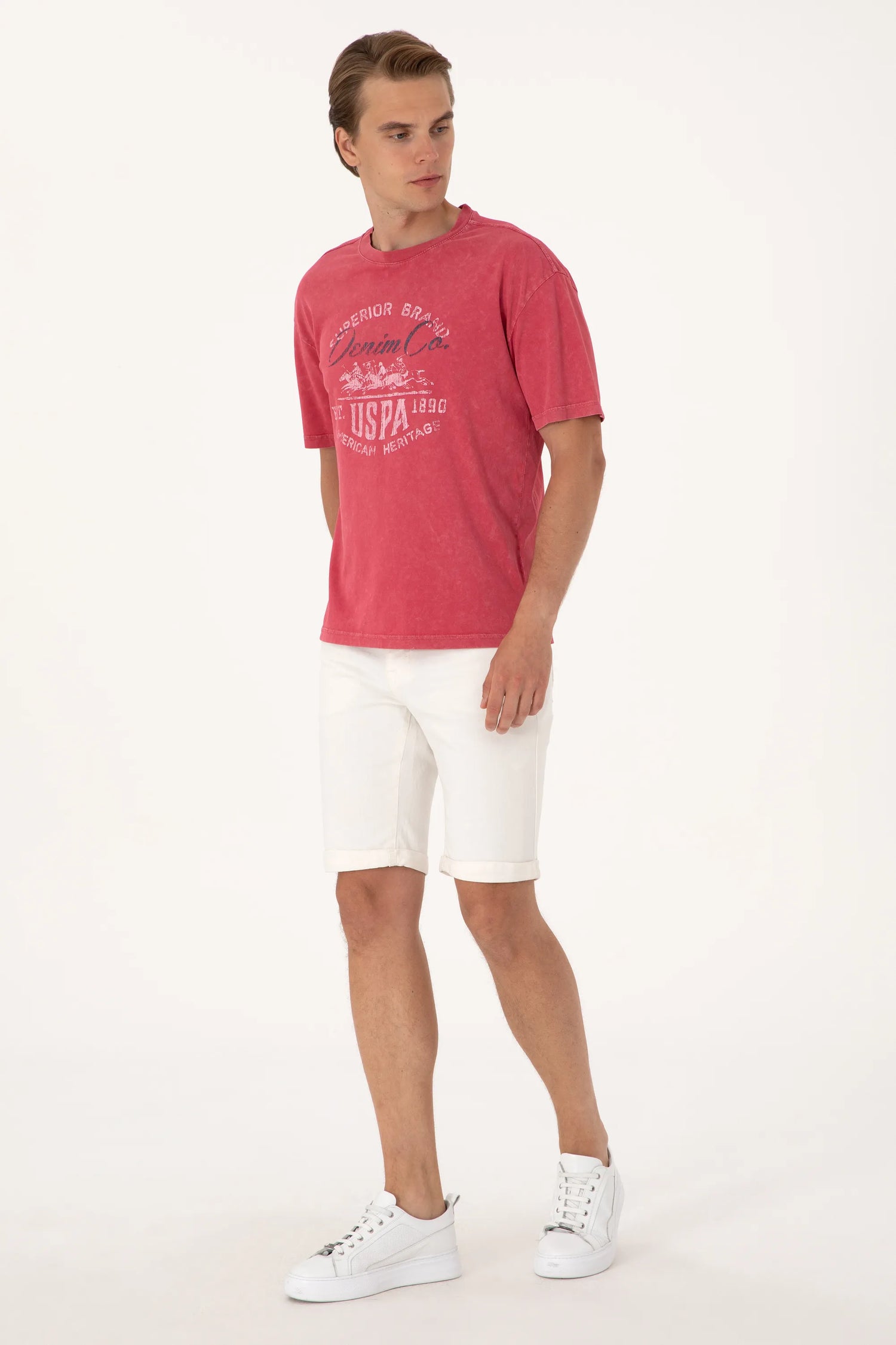 U.S. Polo Assn. Cherry Men Cherry T-Shirt SKU: G081SZ0110 2106879_VR223 Image 04