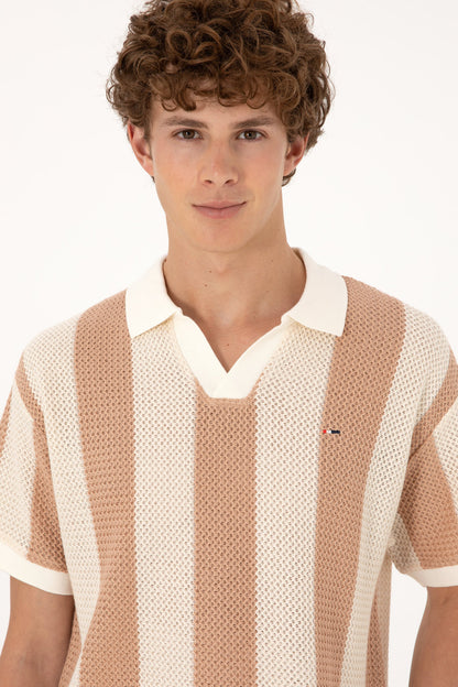 U.S. Polo Assn._Camel Polo Shirt_G081SZ0110 2106990_VR015_02