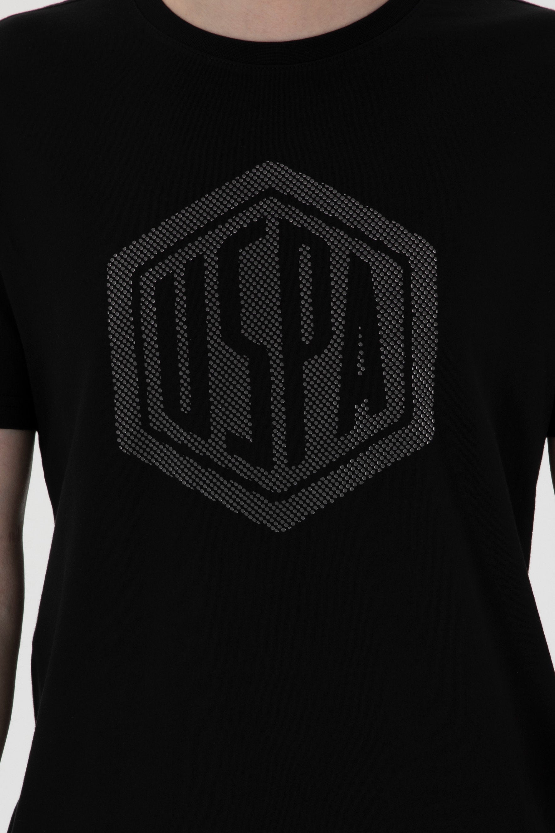 U.S. Polo Assn._Black T-Shirt_G081SZ0110 2107294_VR046_06