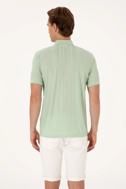 U.S. Polo Assn. Water Green Men Water Green Polo Shirt SKU: G081SZ0110 2112318_VR048 Image 05