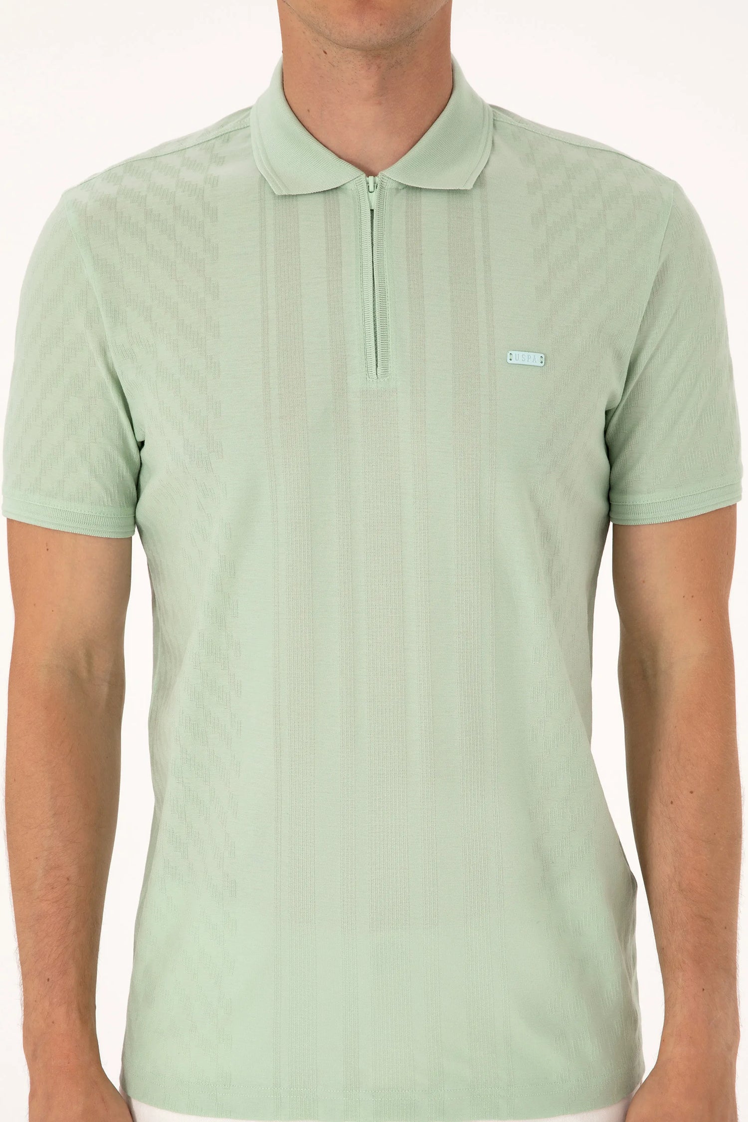 U.S. Polo Assn. Water Green Men Water Green Polo Shirt SKU: G081SZ0110 2112318_VR048 Image 06