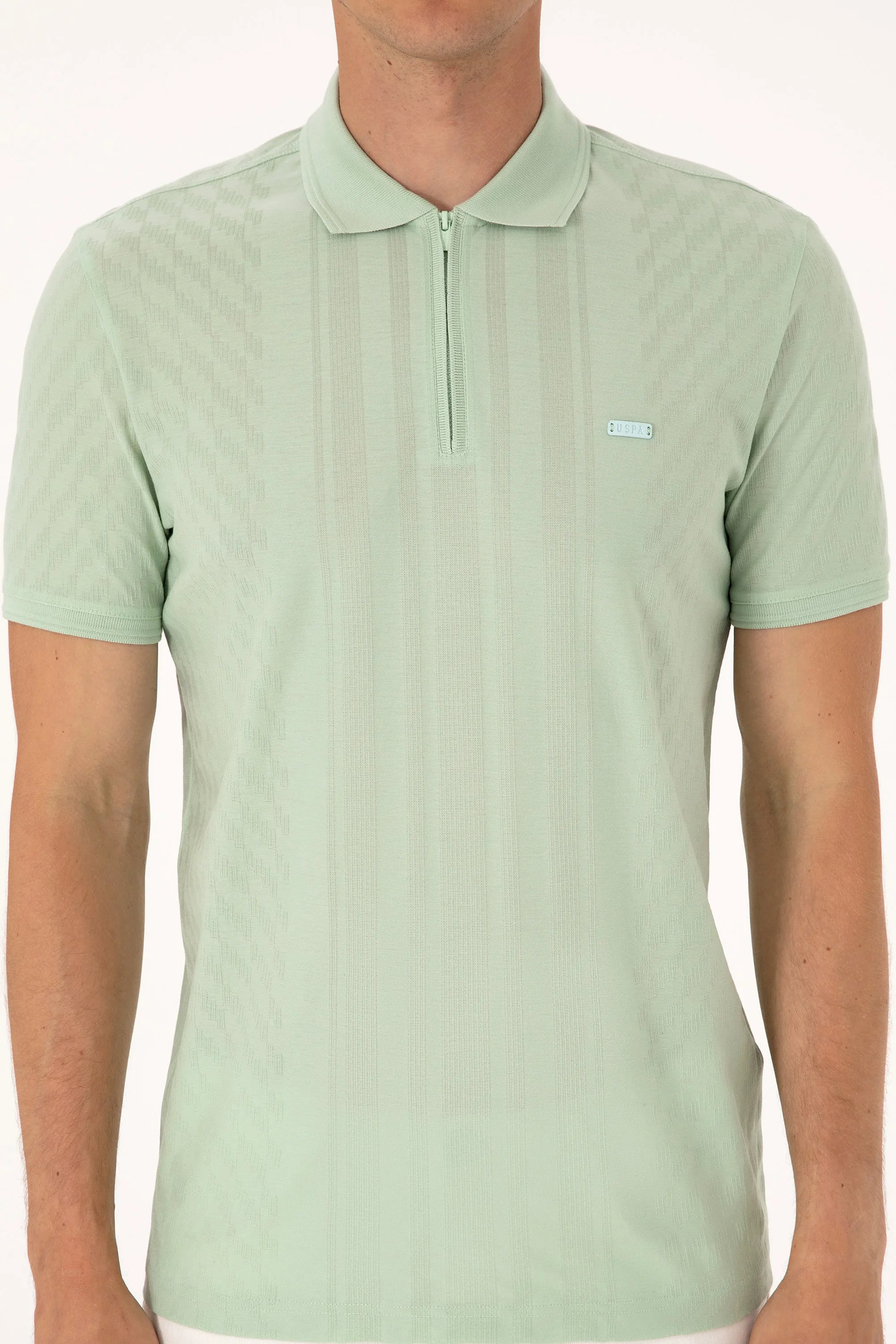 U.S. Polo Assn. Water Green Men Water Green Polo Shirt SKU: G081SZ0110 2112318_VR048 Image 06