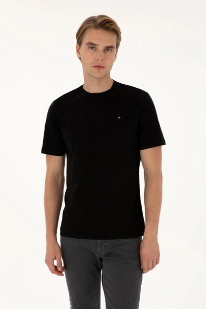 U.S. Polo Assn._Black_Black T-Shirt_G081SZ0110 2225584_VR046_01