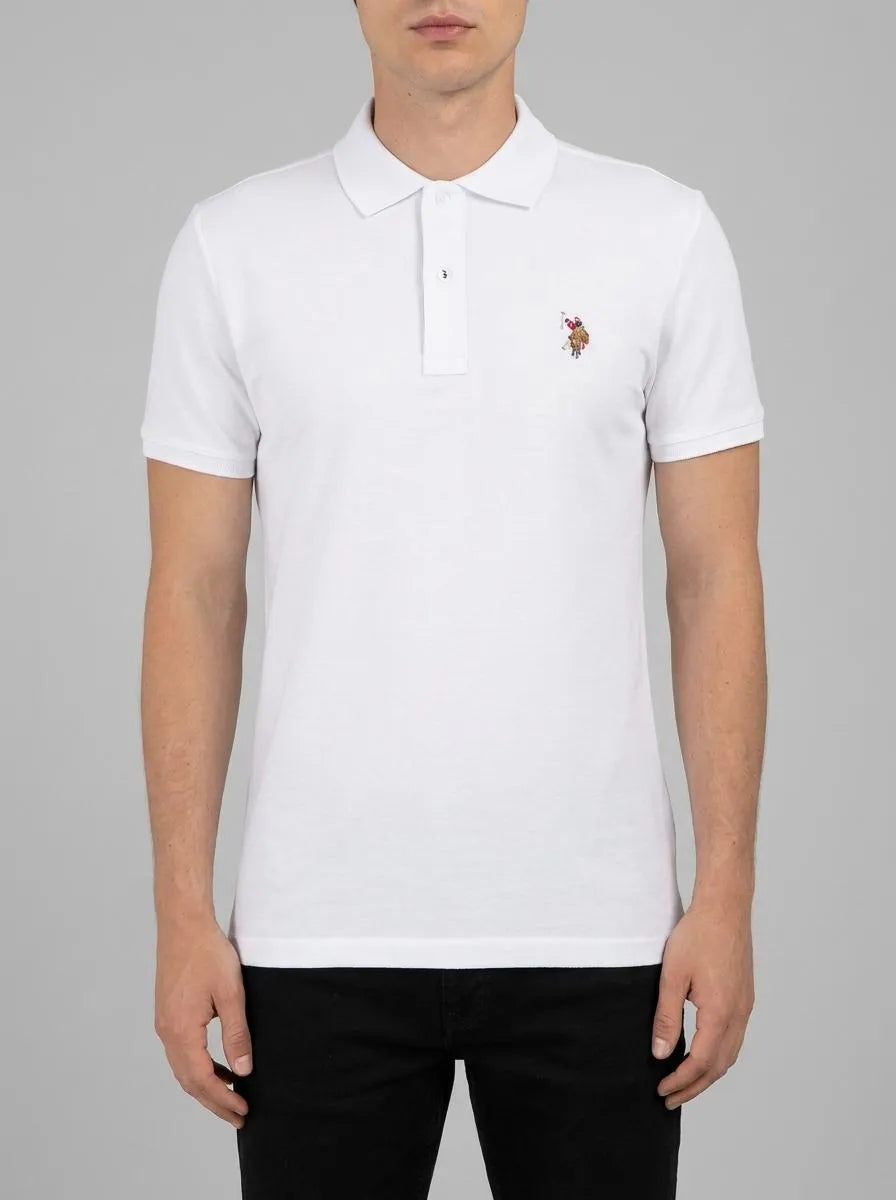 U.S. Polo Assn. White Men White Polo Shirt SKU: G081SZ0110 2252503_VR013 Image 00