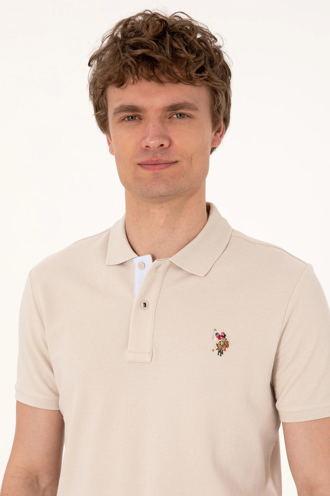 U.S. Polo Assn. Stone Men Stone Polo Shirt SKU: G081SZ0110 2252503_VR049 Image 02