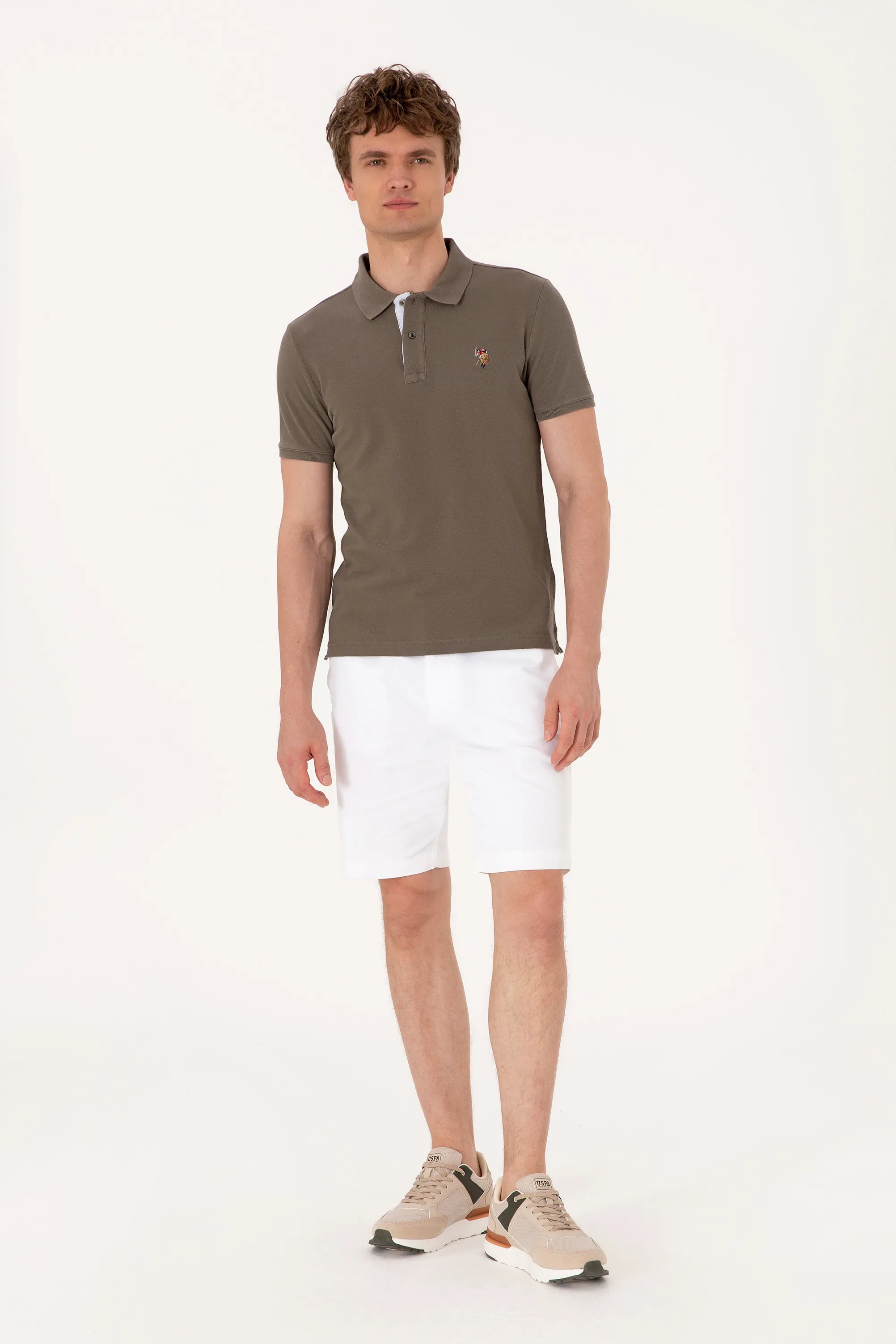 U.S. Polo Assn. Vison Men Vison Slim Fit Polo Shirt SKU: G081SZ0110 2252503_VR052 Image 04