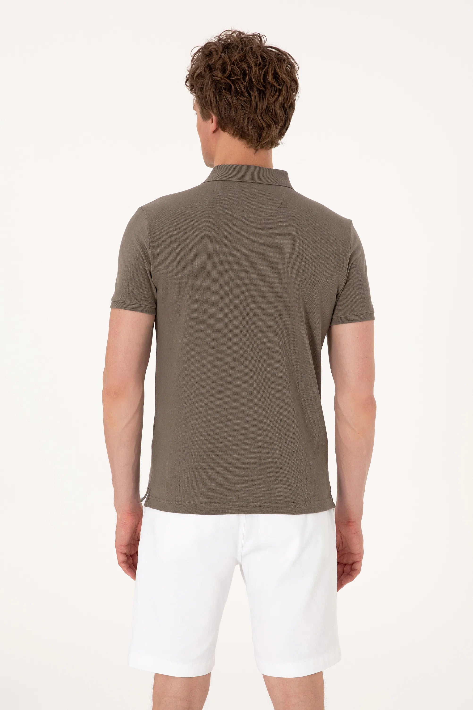 U.S. Polo Assn. Vison Men Vison Slim Fit Polo Shirt SKU: G081SZ0110 2252503_VR052 Image 05