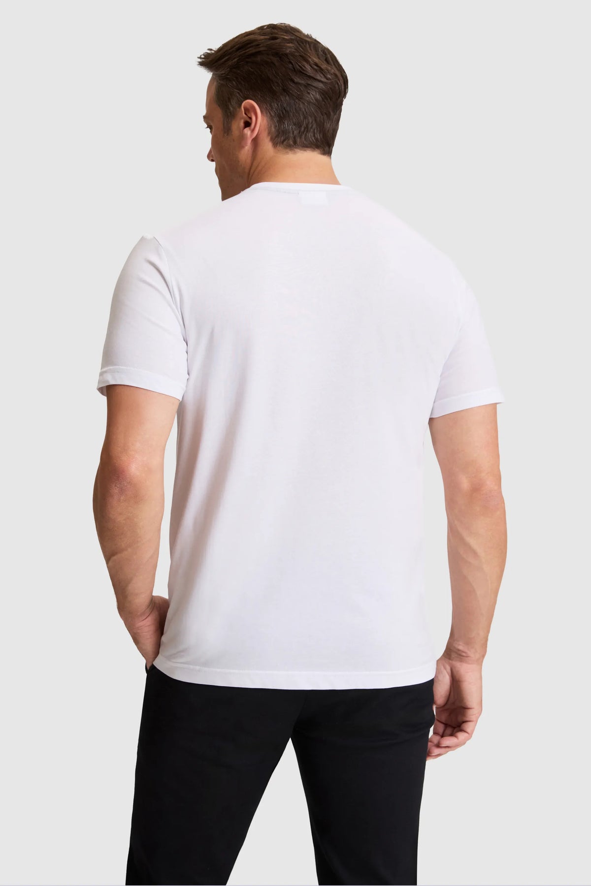 U.S. Polo Assn. White Men White Short Sleeve Printed T-Shirt SKU: G081SZ0110 PU-11109_VR013 Image 05