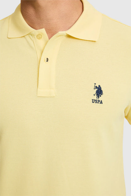 U.S. Polo Assn. Light Yellow Men Light Yellow Short Sleeve PiquŽ Polo Shirt SKU: G081SZ0110 PU-8779_VR004 Image 06