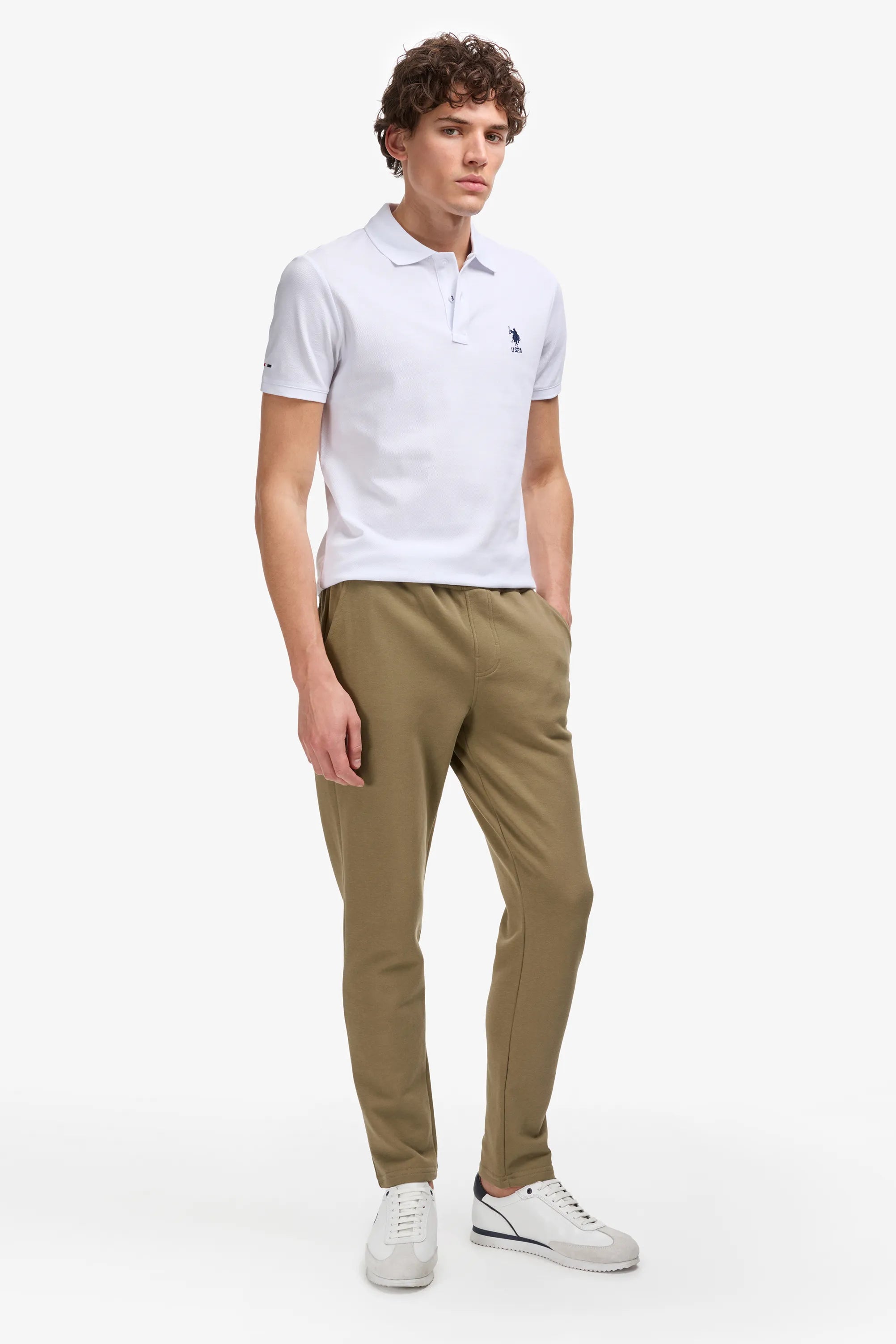 U.S. Polo Assn. White Men White Polo Shirt SKU: G081SZ0110 PU-8779_VR013 Image 04