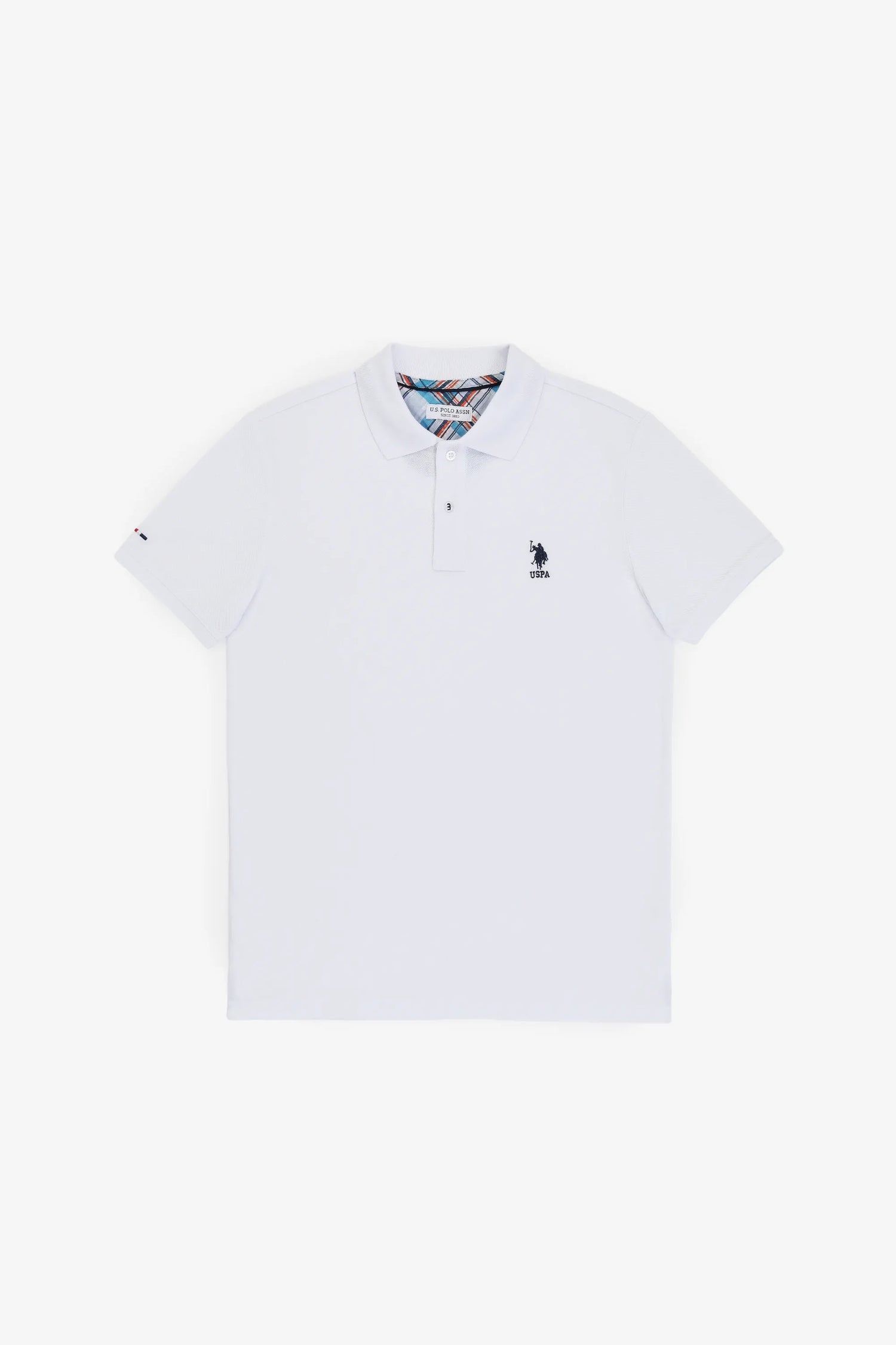 U.S. Polo Assn. White Men White Polo Shirt SKU: G081SZ0110 PU-8779_VR013 Image 06