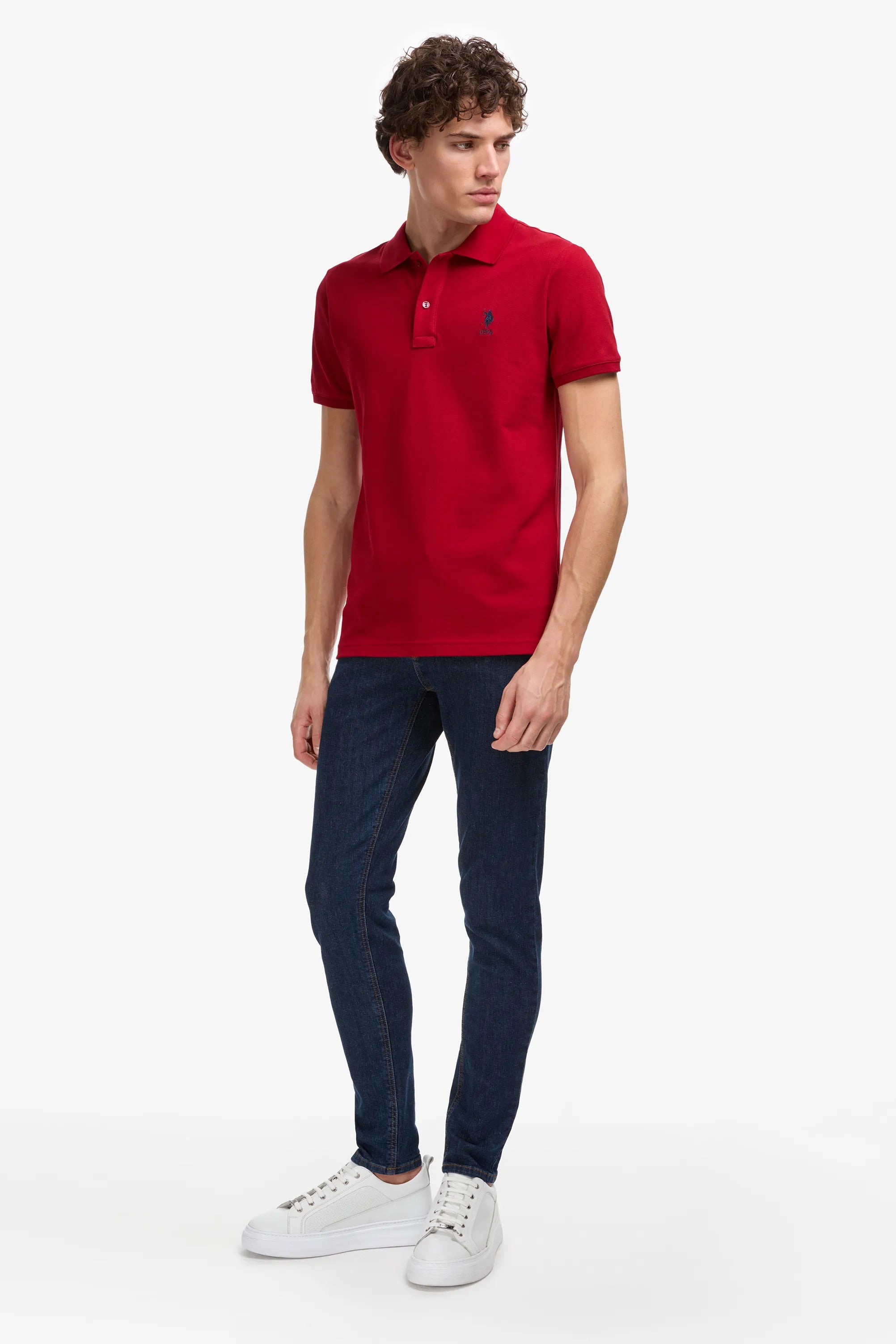 U.S. Polo Assn. Bordeux Men Bordeux Polo Shirt SKU: G081SZ0110 PU-8779_VR014 Image 04