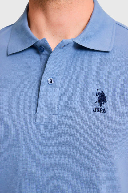 U.S. Polo Assn. Indigo Men Indigo Short Sleeve PiquŽ Polo Shirt SKU: G081SZ0110 PU-8779_VR028 Image 06